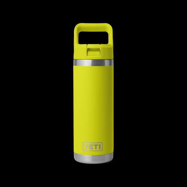 YETI RAMBLER 18oz STRAW BOTTLE, Colour: FIREFLY YELLOW