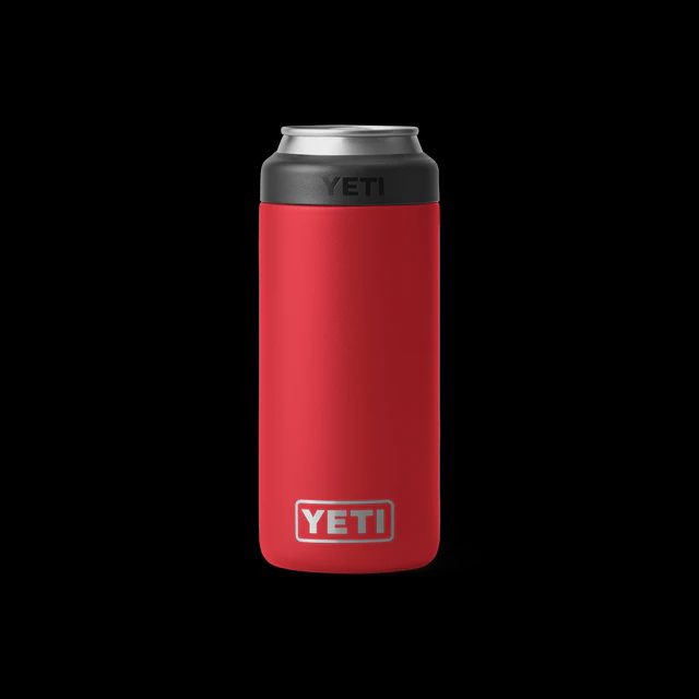 YETI RAMBLER 355ML COLSTER SLIM, Colour: RESCUE RED