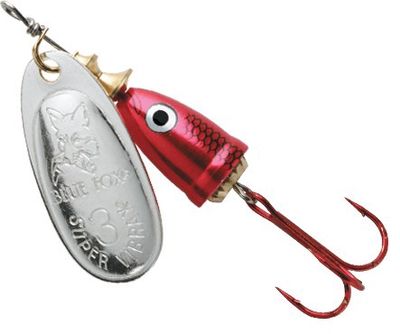 BLUEFOX VIBRAX SHAD 2mm SILVER RED