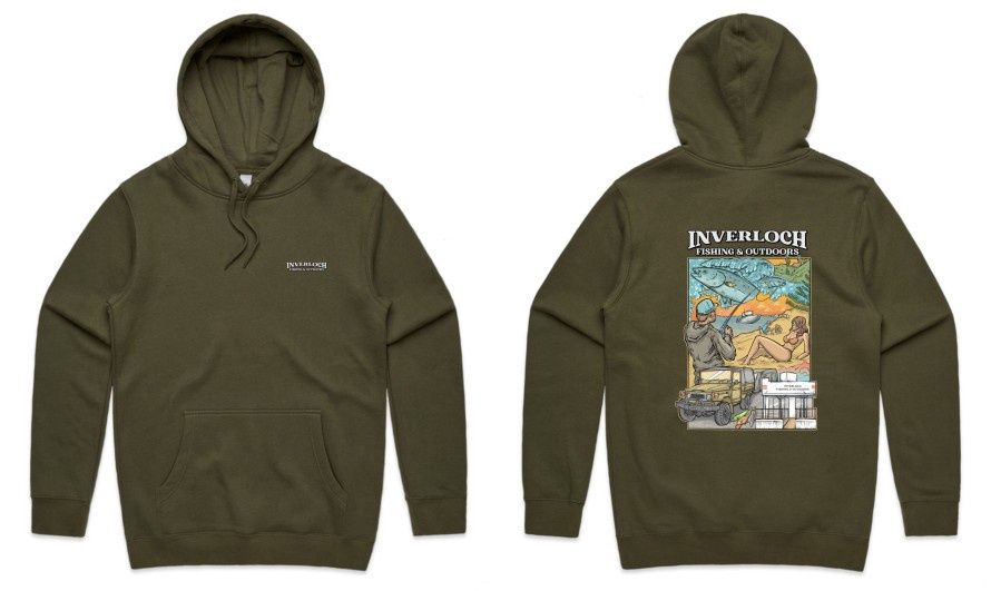 INVERLOCH HOODIE ARMY GREEN