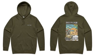 INVERLOCH HOODIE ARMY GREEN