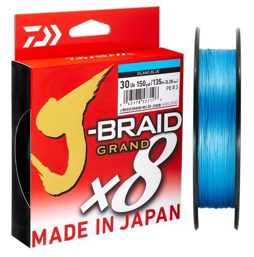 DAIWA J-BRAID GRAND X8 300YDS BLUE