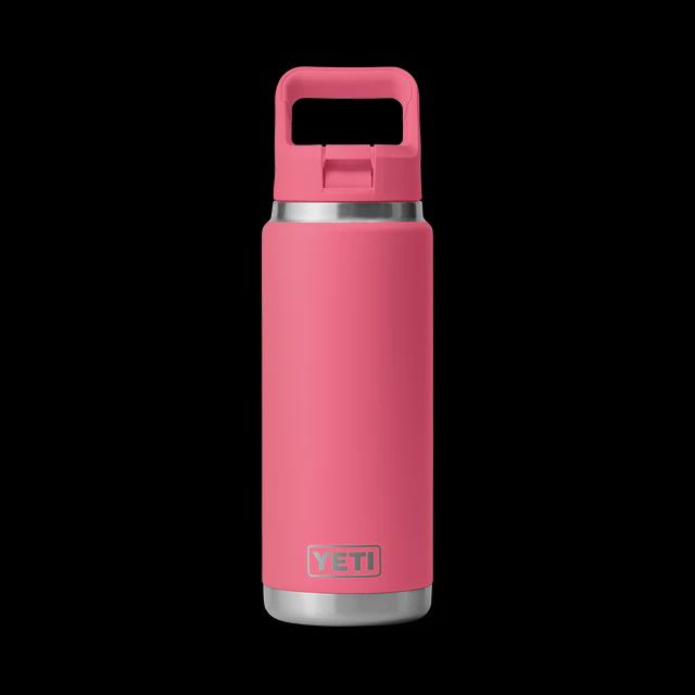 YETI RAMBLER 26oz STRAW BOTTLE, Colour: TROPICAL PINK