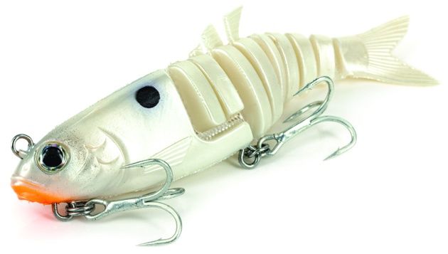 MOLIX SWIM SHAD 115 20G, Colour: PEARL WHITE #448