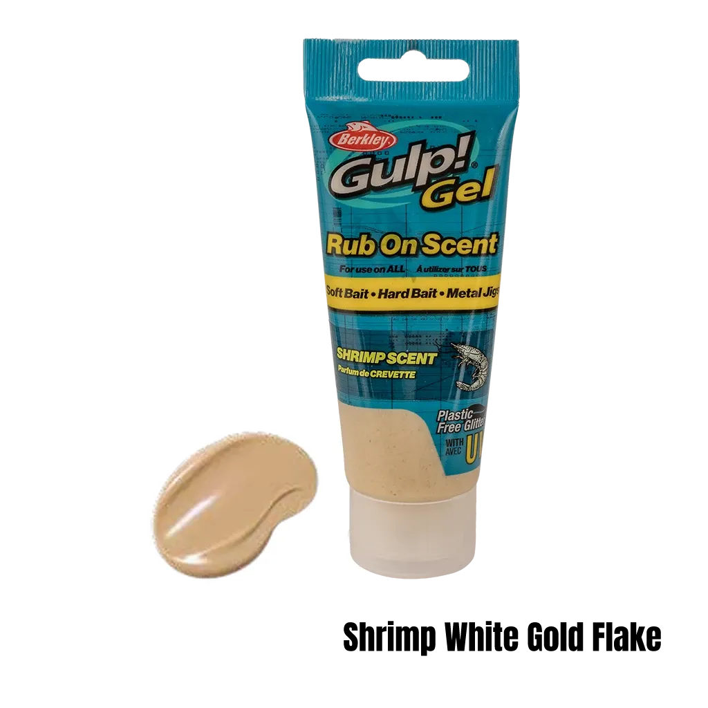 BERKLEY GULP GEL 80ML, Colour: SHRIMP WHITE GOLD FLAKE