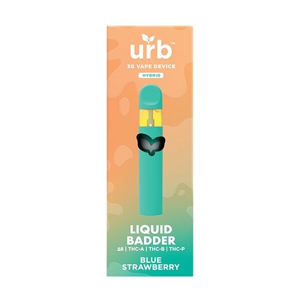 Urb Liquid Badder Disposable | 3g, Strains:: Blue Strawberry
