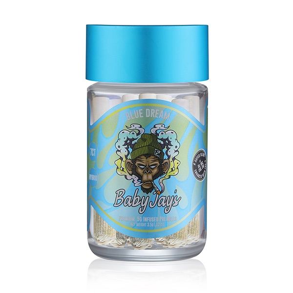 Flying Monkey Baby Jay Pre Rolls, Strain: Blue Dream
