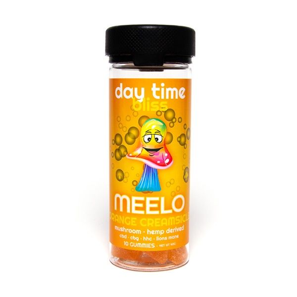 Meelo Microdose Gummies | 1500mg, Style:: Daytime Bliss | Orange Cream