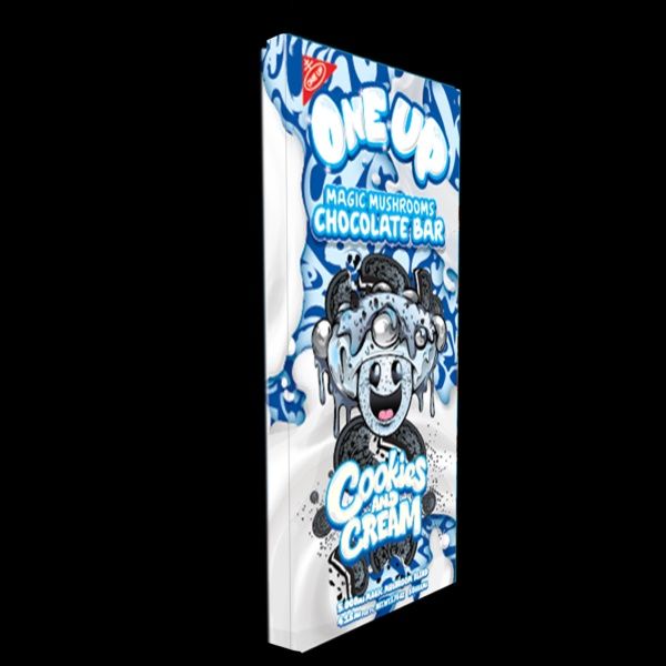 One Up Magic Mushroom Chocolate Bar, Flavor: Cookies n Cream