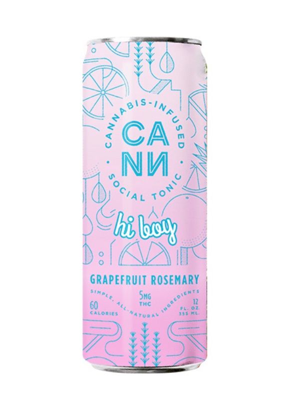 Cann D9 Hi Boy D9 Infused Seltzer | 12.49oz, Flavor: Grapefruit Rosemary