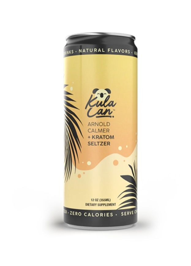 Kula Can Infused Seltzer | 12oz, Flavor: Arnold Calmer (Kratom)