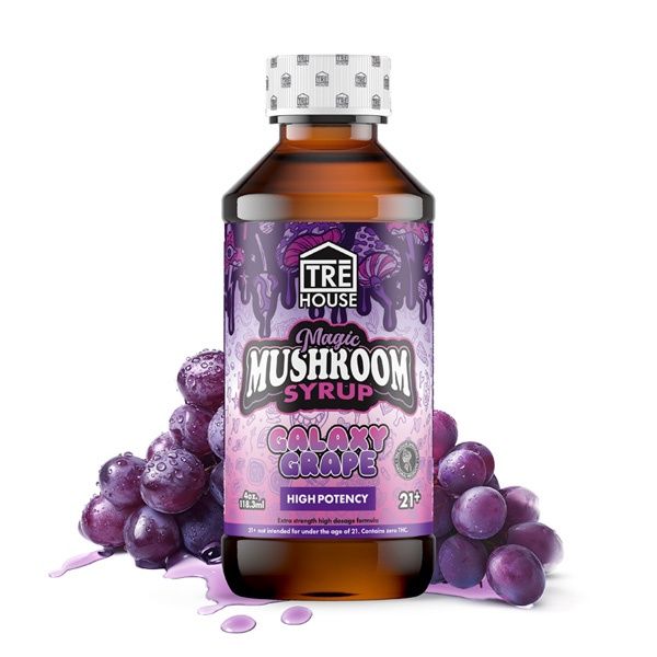 Tre House Magic Mushroom Syrup | 4oz, Flavor:: Grape Galaxy