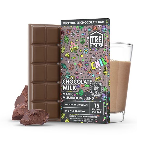 Tre House Mushroom Chocolate Bar | 15 Pieces