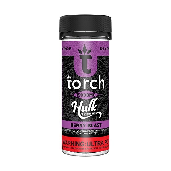 Torch Hulk Gummies | 15,000mg, Flavor:: Berry Blast