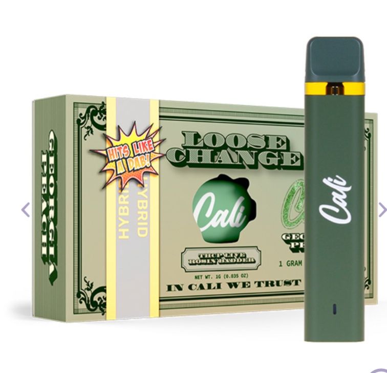 Cali Extrax Loose Change Disposable | 1g, Strain: Georgia Peach