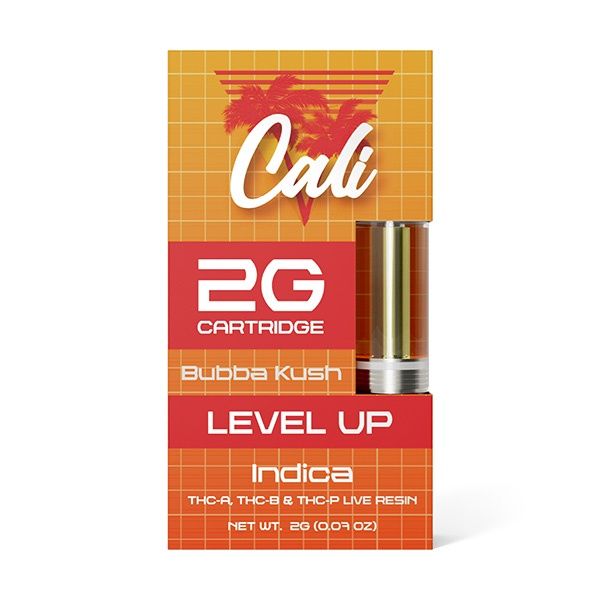 Cali Extrax Level Up Cartridge | 2g, Strain: Bubba Kush