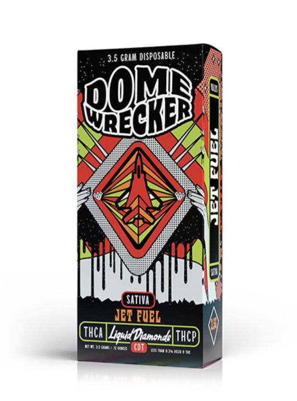 HiXotic Dome Wrecker Disposable | 3.5g, Strain: Jet Fuel