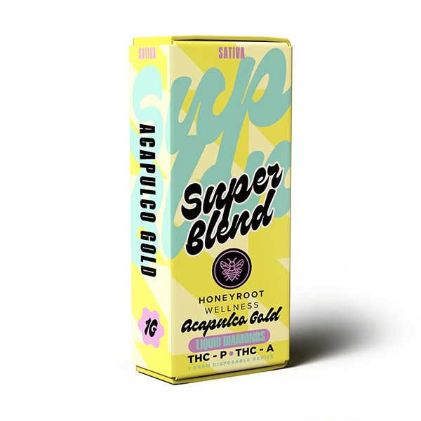 Honeyroot Super Blend Disposables | 1g, Strains:: Acapulco Gold