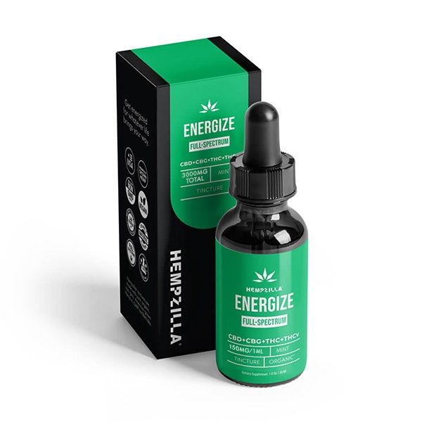 Hempzilla Full Spectrum CBD + THC Tincture