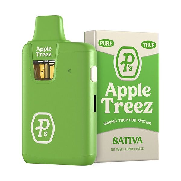 Pushin P&#39;s Pod THCP Pod Device | 1g, Strain: Apple Treez