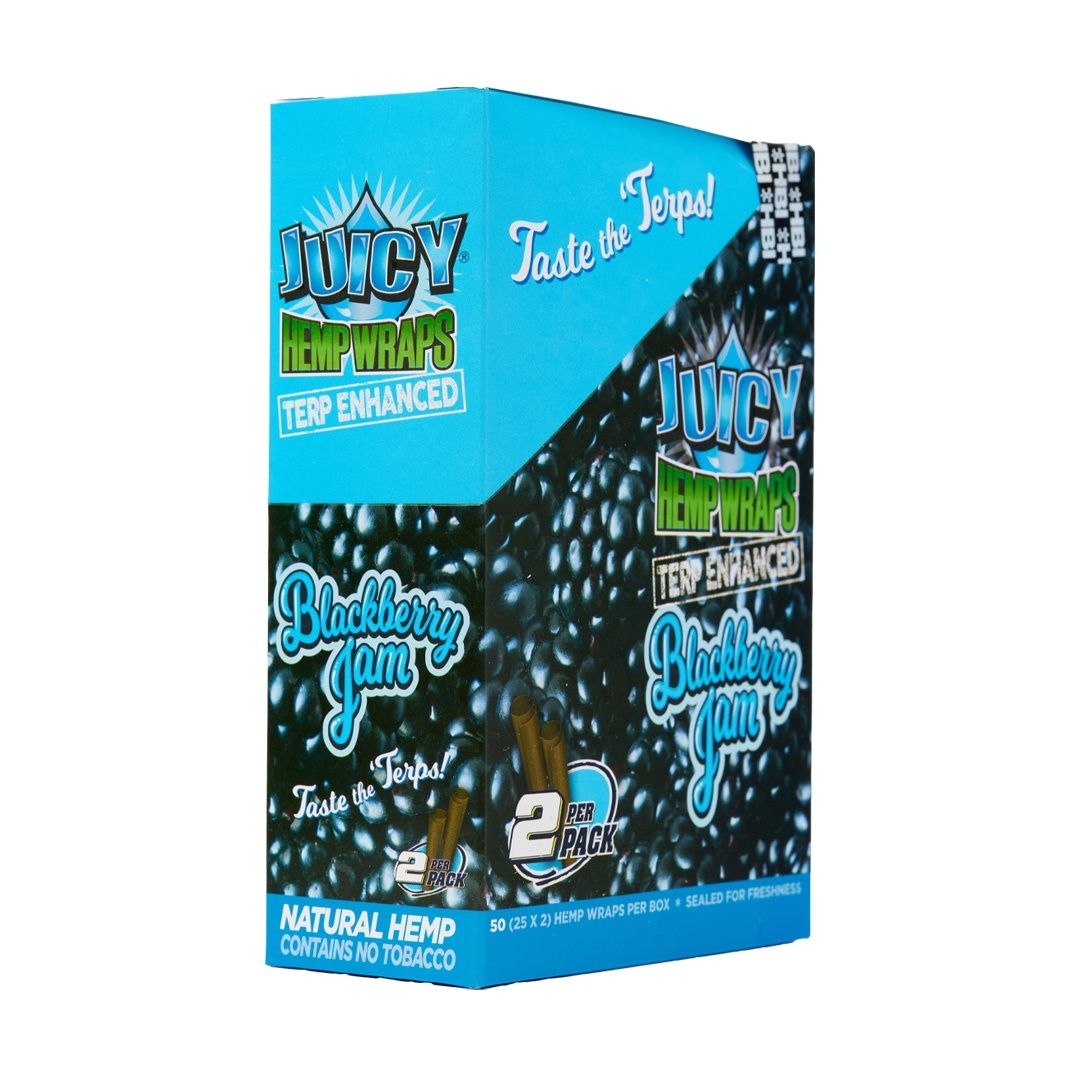 Juicy Jay’s Terp Enhanced Hemp Wraps | 2pk, Flavor:: Blackberry Jam