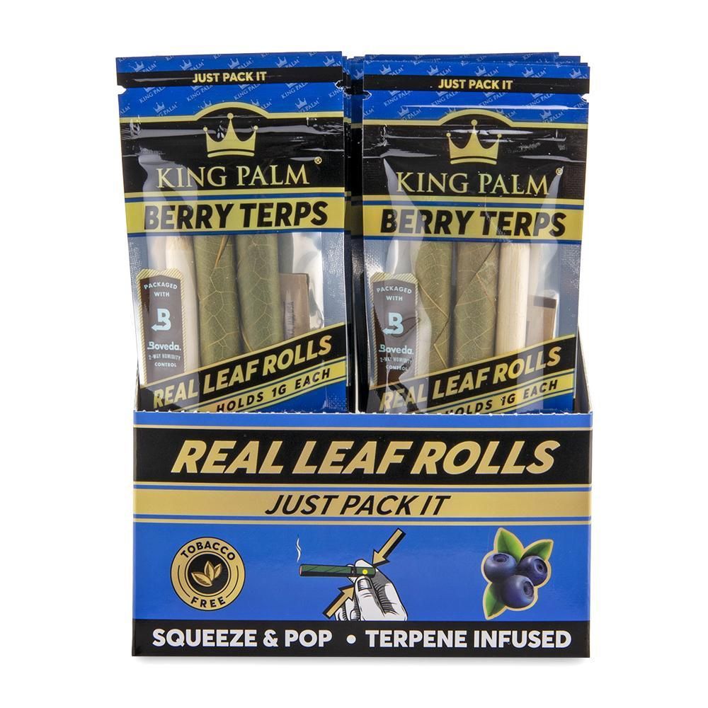 King Palm Mini Rolls | 1g cones, Flavor:: Berry Terps