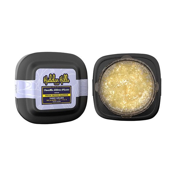 Hidden Hills Fresh Frozen Badder | 3g, Strains:: Gorilla Silver Haze