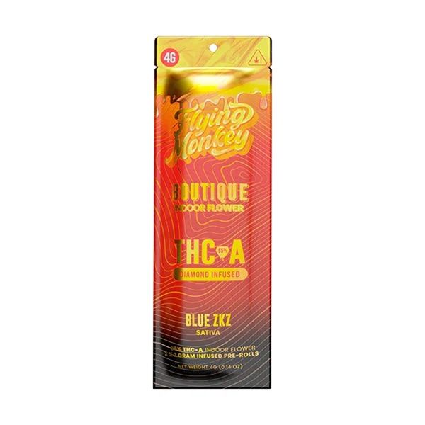 Flying Monkey THCA Infused Boutique Collection | 4g, Strains:: Blue ZKZ