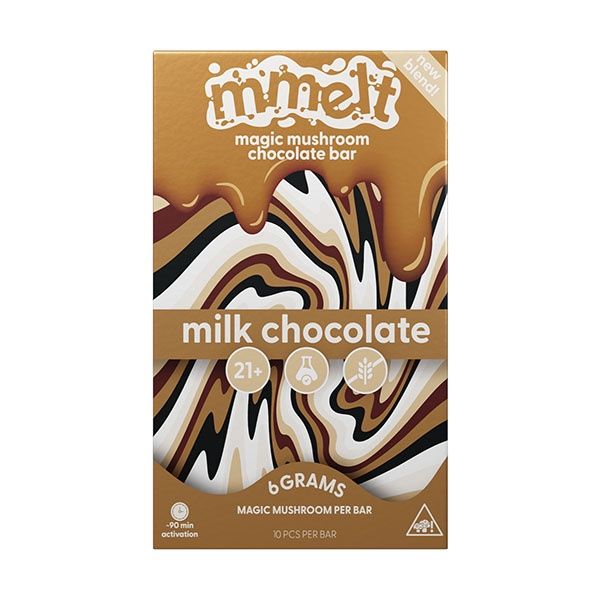 Mmelt Mushroom Chocolate Bars | 10 Pieces