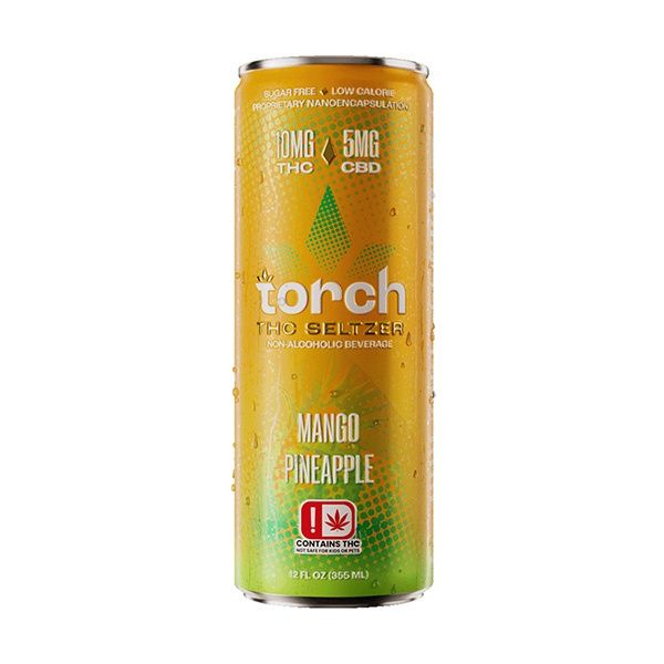 Torch THC Seltzer &amp; Iced Tea, Flavor:: Mango Pineapple