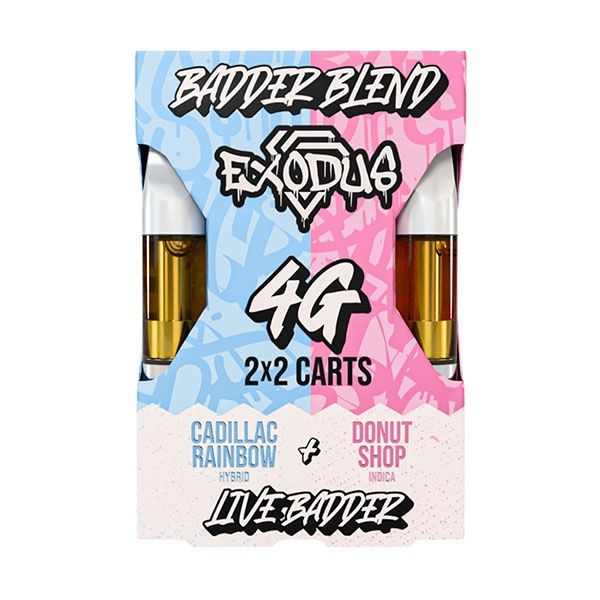 Exodus Duo Cartridge | 4g, Strain: Cadilliac Rainbow x Donut Shop