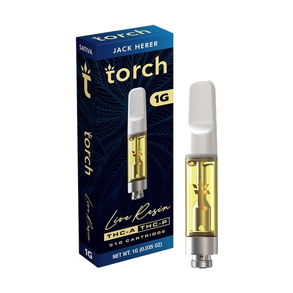 Torch Live Resin THCA + THCP Cartridge | 1g, Strains:: Jack Herer