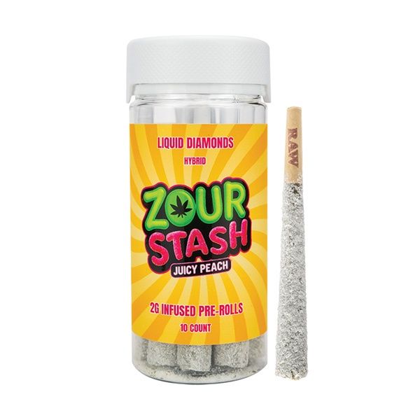 Zour Stash Liquid Diamond Pre Rolls | 10ct | 20g
