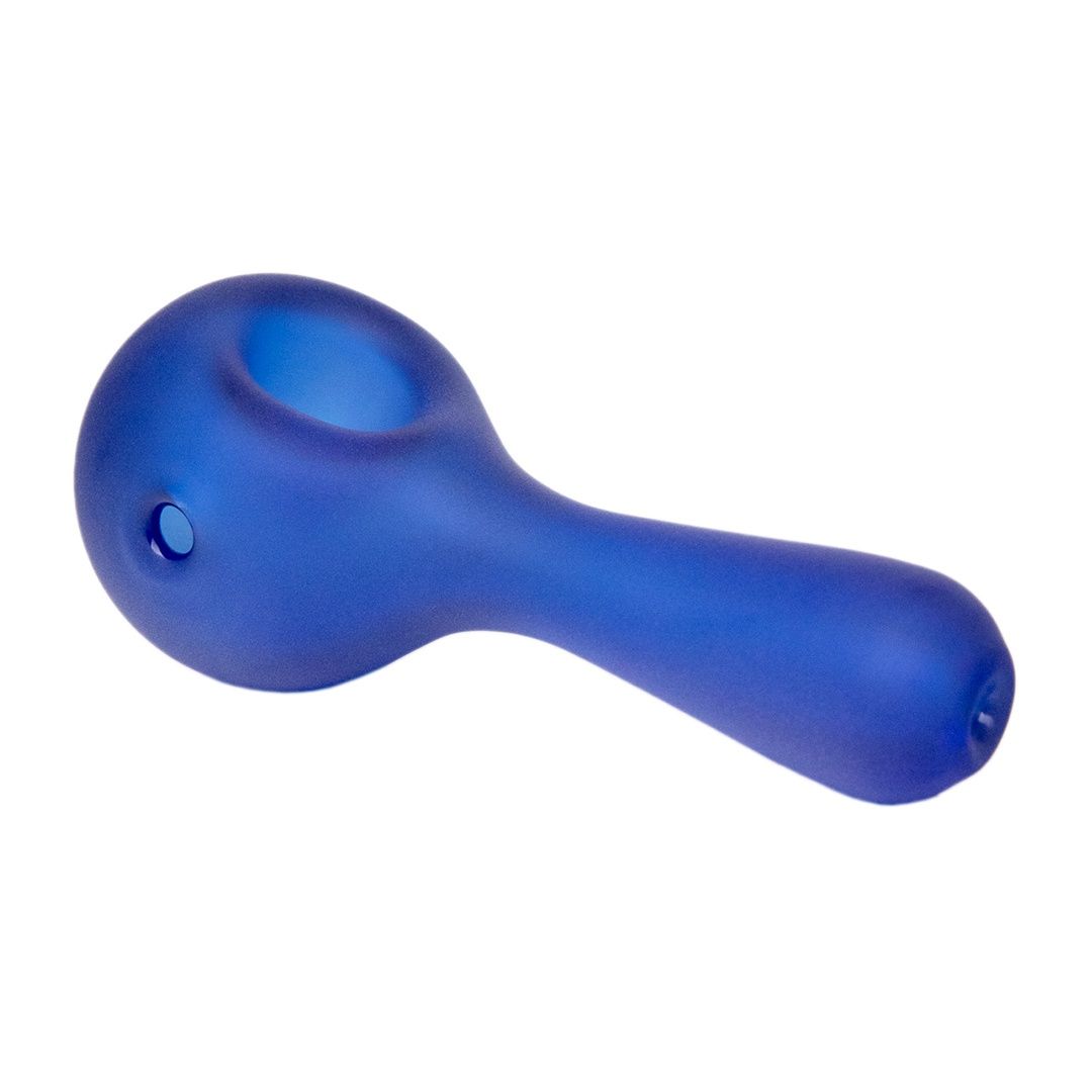MJ Arsenal Pioneer Sandblasted Spoon Pipe, Color:: Azure