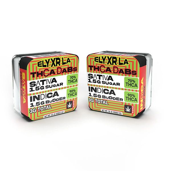 Elyxr THCA Sugar &amp; Budder Combo Dabs | 3g, Strains:: Cherry Pie x Pop Rocks