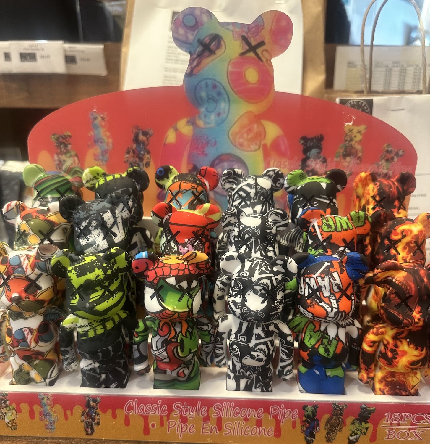 Silicone Bear Pipe
