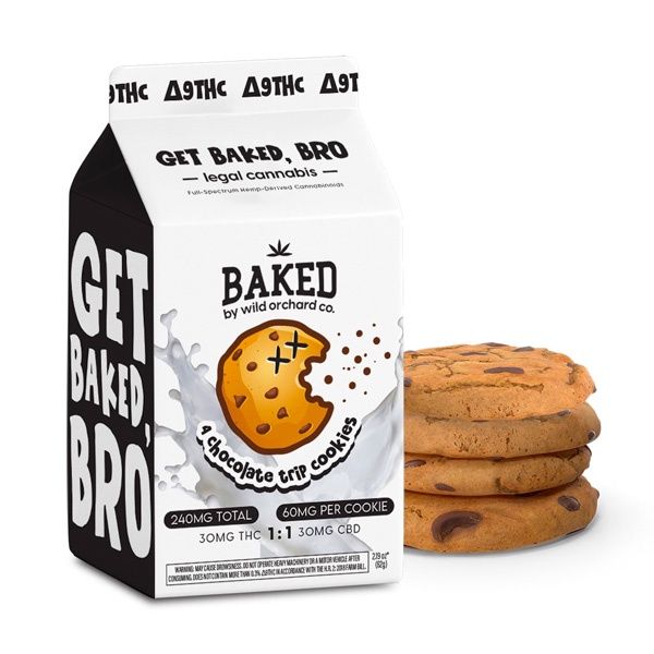 Wild Orchard Delta-9 Baked Chocolate Trip Cookies