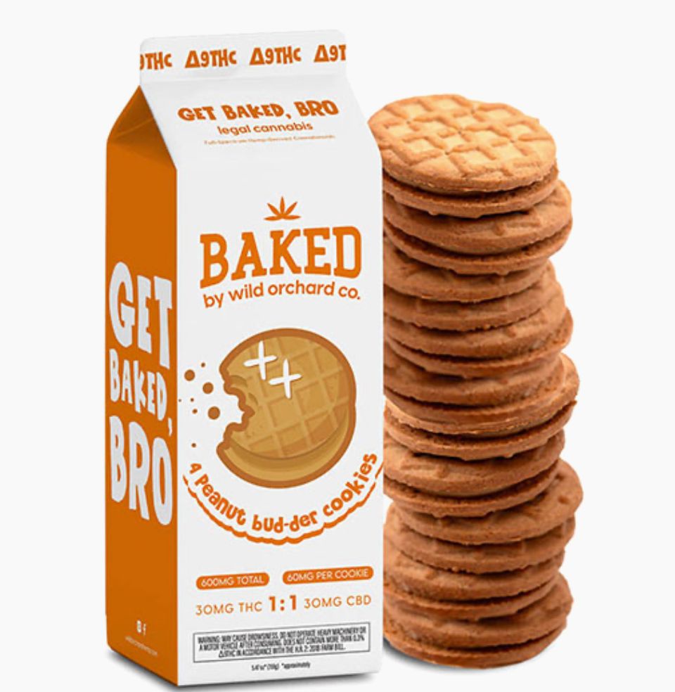 Wild Orchard Baked Delta 9 Peanut Budder Cookies