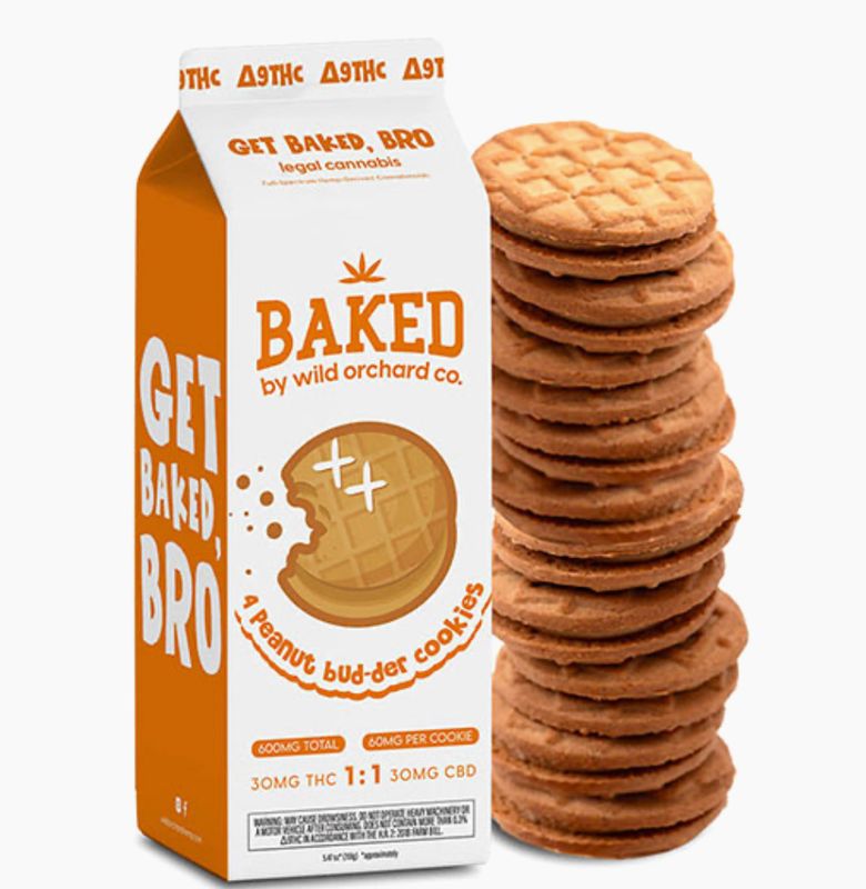 Wild Orchard Baked Delta 9 Peanut Budder Cookies