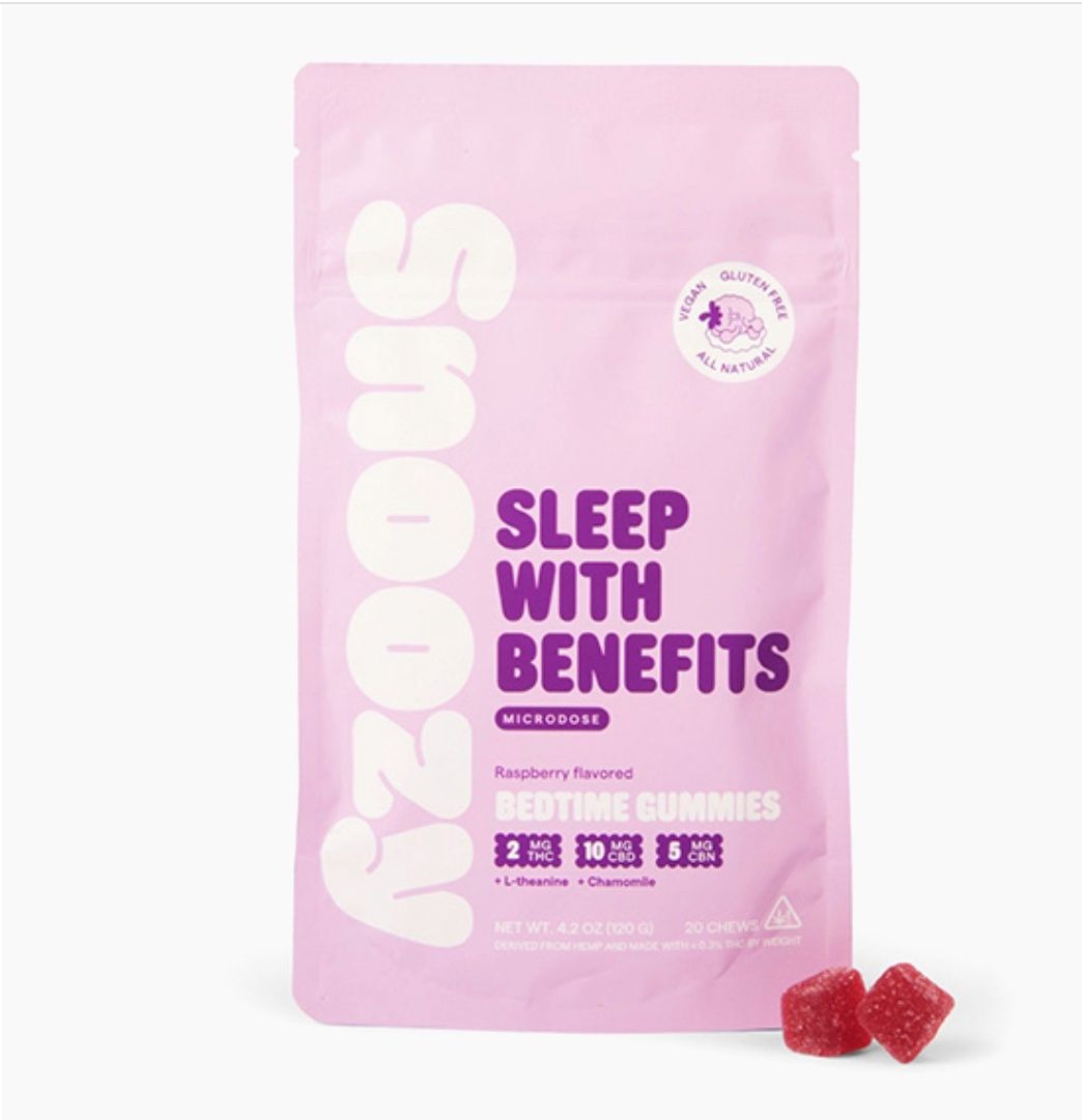 Snoozy Bedtime Gummies Micro Dose THC + CBD