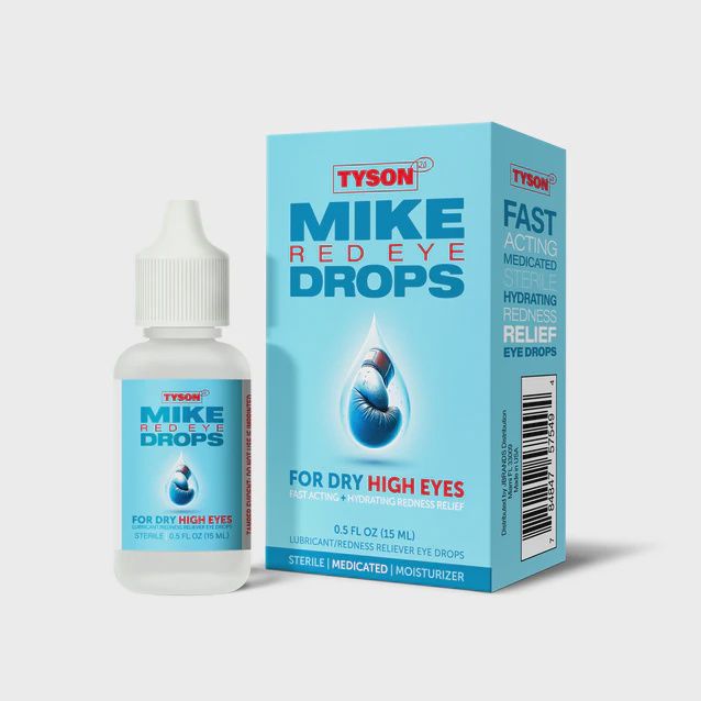 Mike Tyson Red Eye Drops