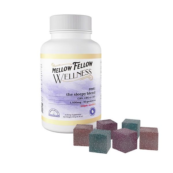 Mellow Fellow Rest Blend Gummies | 1500mg