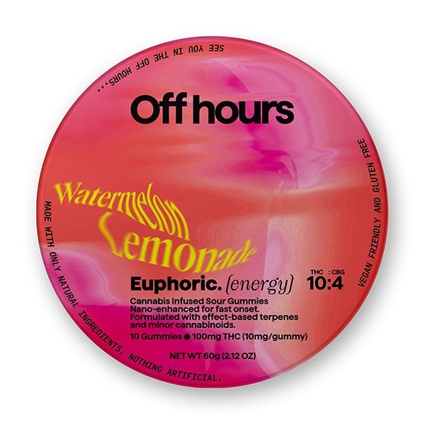 Off Hours Euphoric (Energy) Gummies 10:4 |140mg