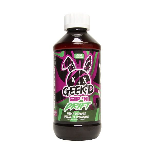 Geek&#39;d Extrax D9 Syrup | 8mg Per Serving | 100 Servings