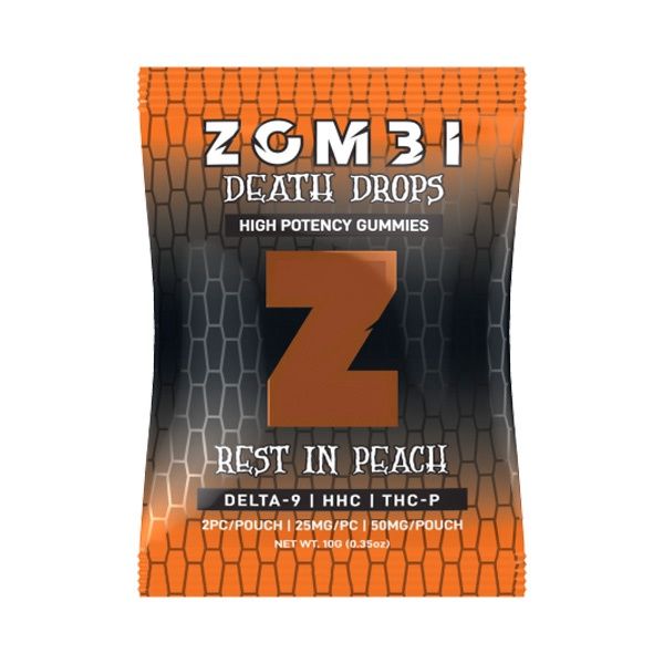Zombi Death Drops Gummies | 2ct (50mg), Flavors:: Rest In Peach