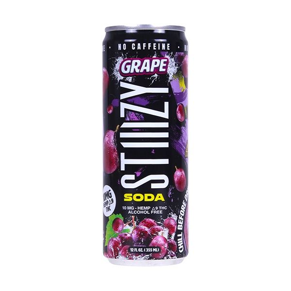 STIIIZY THC Infused Soda | (10mg) 12oz, Flavor: Grape
