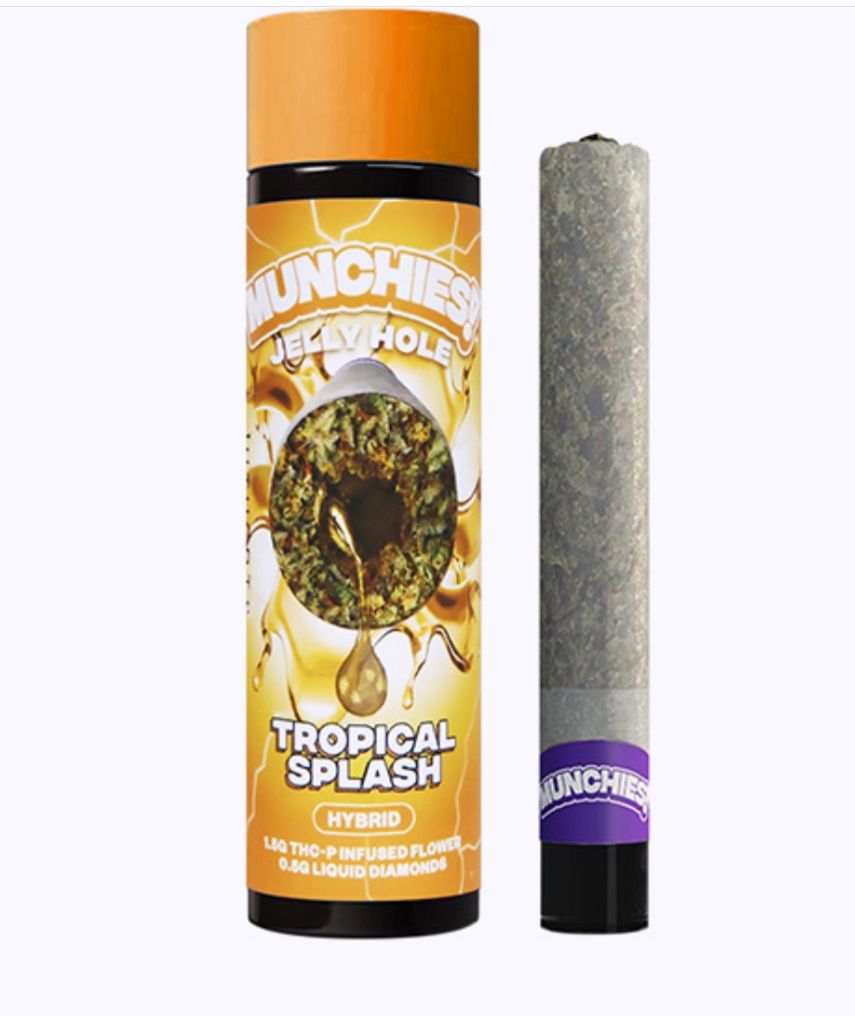 Delta Munchies THCP Infused Jelly Hole | 2g, Flavors:: Tropical Splash