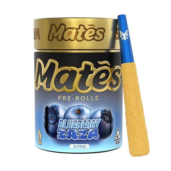 Muha Meds Mates Pre Rolls | (5ct) 3.5g, Strains:: Blueberry Zaza
