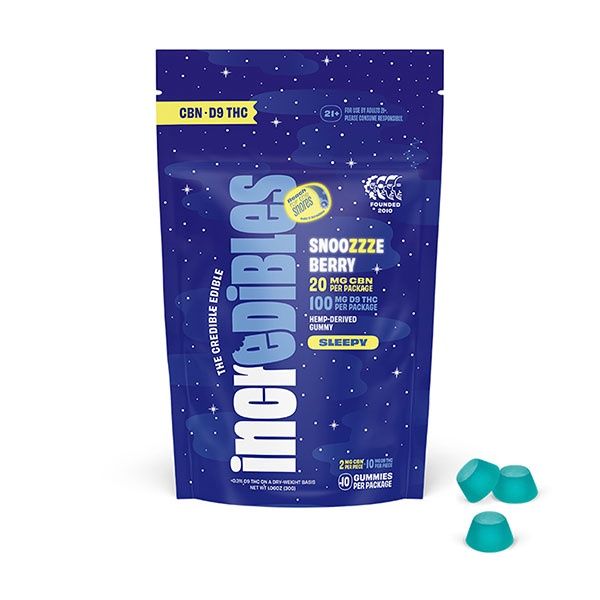 Incredibles Snoozzzberry D9 Gummies | 10ct (100mg)