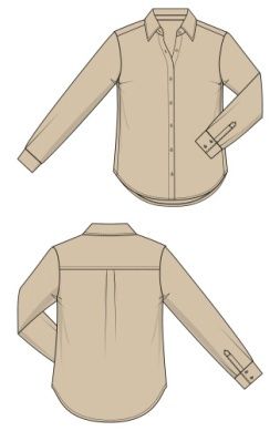 LP Gold Long Sleeve Blouse